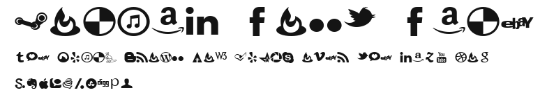 Social Font Face Preview