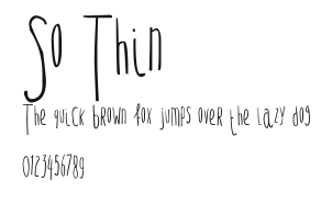 So Thin Preview