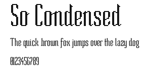 So Condensed Preview