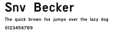 Snv Becker Preview
