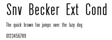 Snv Becker Ext Cond Preview