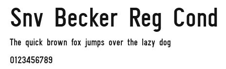 Snv Becker Reg Cond Preview
