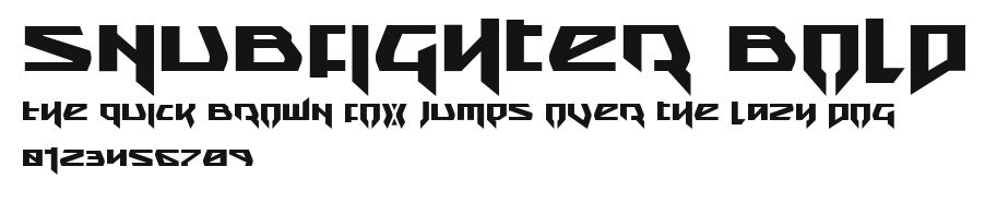 Snubfighter Bold Preview