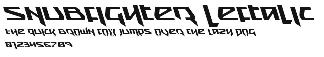 Snubfighter Leftalic Preview