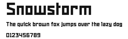 Snowstorm Preview