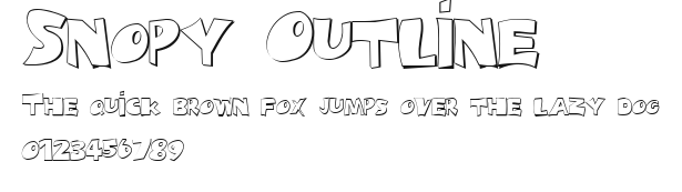Snopy Outline Preview