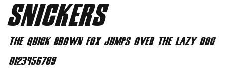 Snickers Preview