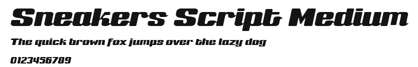Sneakers Script Medium Preview