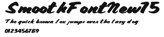 SmoothFontNew75 Preview