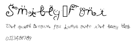 Smiley_Font Preview