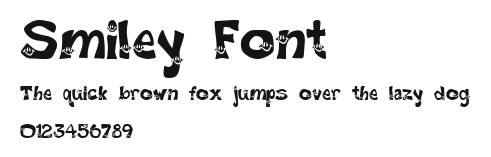 Smiley Font Preview