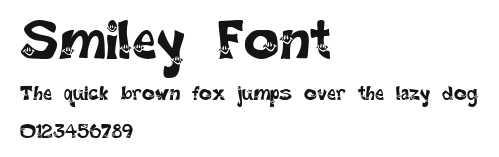 Smiley Font Preview