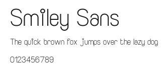 Smiley Sans Preview