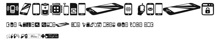 Smartphone Icons Preview
