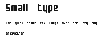 Small type Preview