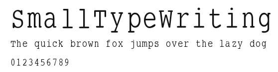 SmallTypeWriting Preview