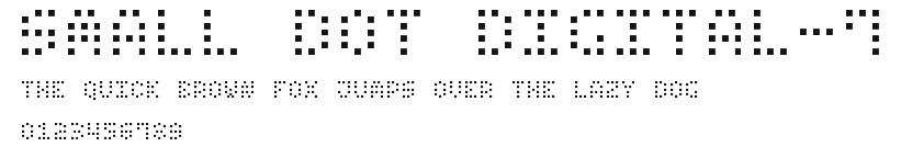 Small Dot Digital-7 Preview