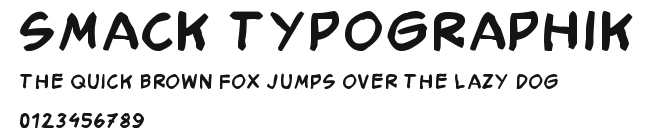 Smack Typographik Preview