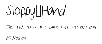 Sloppy_Hand Preview