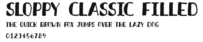 Sloppy Classic Filled Preview