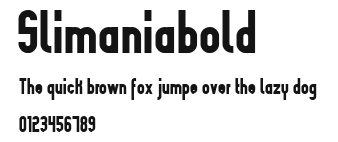 Slimaniabold Preview