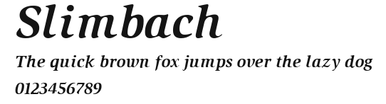 Slimbach Preview