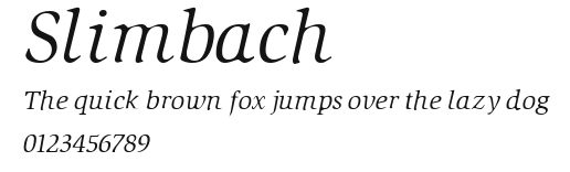 Slimbach Preview