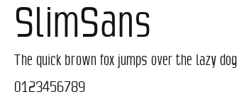 SlimSans Preview