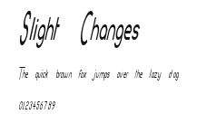 Slight Changes Preview