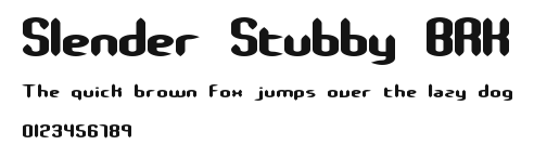 Slender Stubby BRK Preview