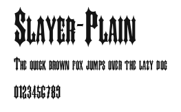 Slayer-Plain Preview