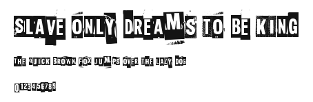 Slave only dreams to be king Preview