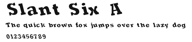 Slant Six A Preview