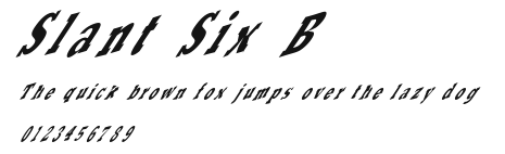 Slant Six B Preview