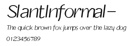 SlantInformal- Preview