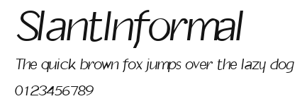 SlantInformal Preview