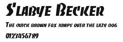 Slabye Becker Preview