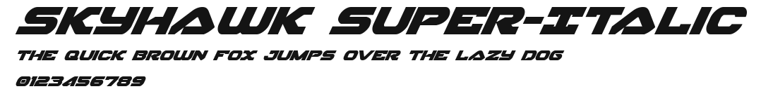 Skyhawk Super-Italic Preview
