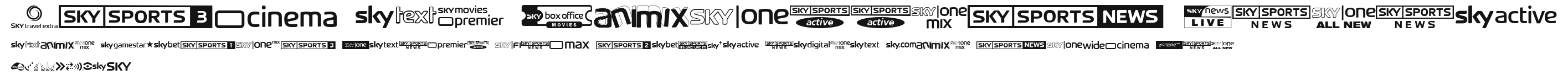 Sky TV Channel Logos Preview