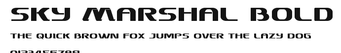 Sky Marshal Bold Preview