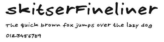 SkitserFineliner Preview