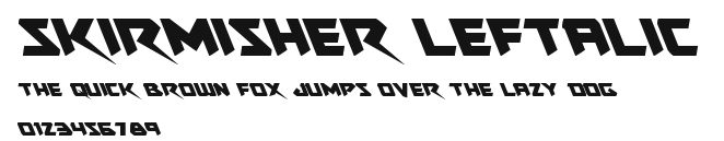 Skirmisher Leftalic Preview