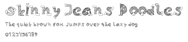 Skinny Jeans Doodles Preview