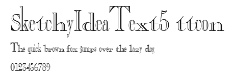 SketchyIdeaText5 ttcon Preview
