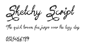 Sketchy Script Preview