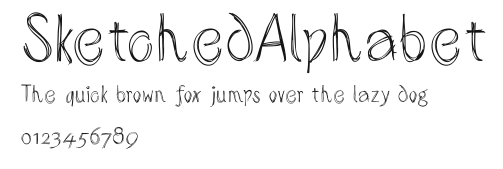 SketchedAlphabet Preview