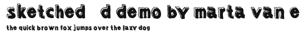 Sketched 3d DEMO by Marta van E Preview