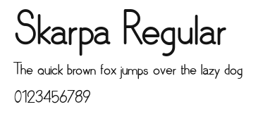 Skarpa Regular Preview