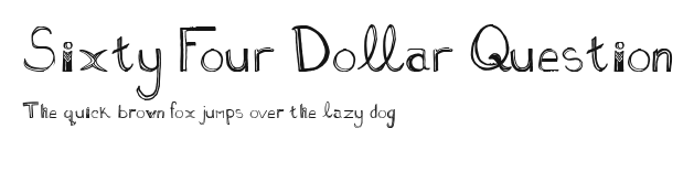 Sixty Four Dollar Question Preview