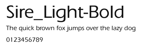 Sire_Light-Bold Preview